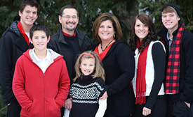 Missionary Dan Jalowiec and family